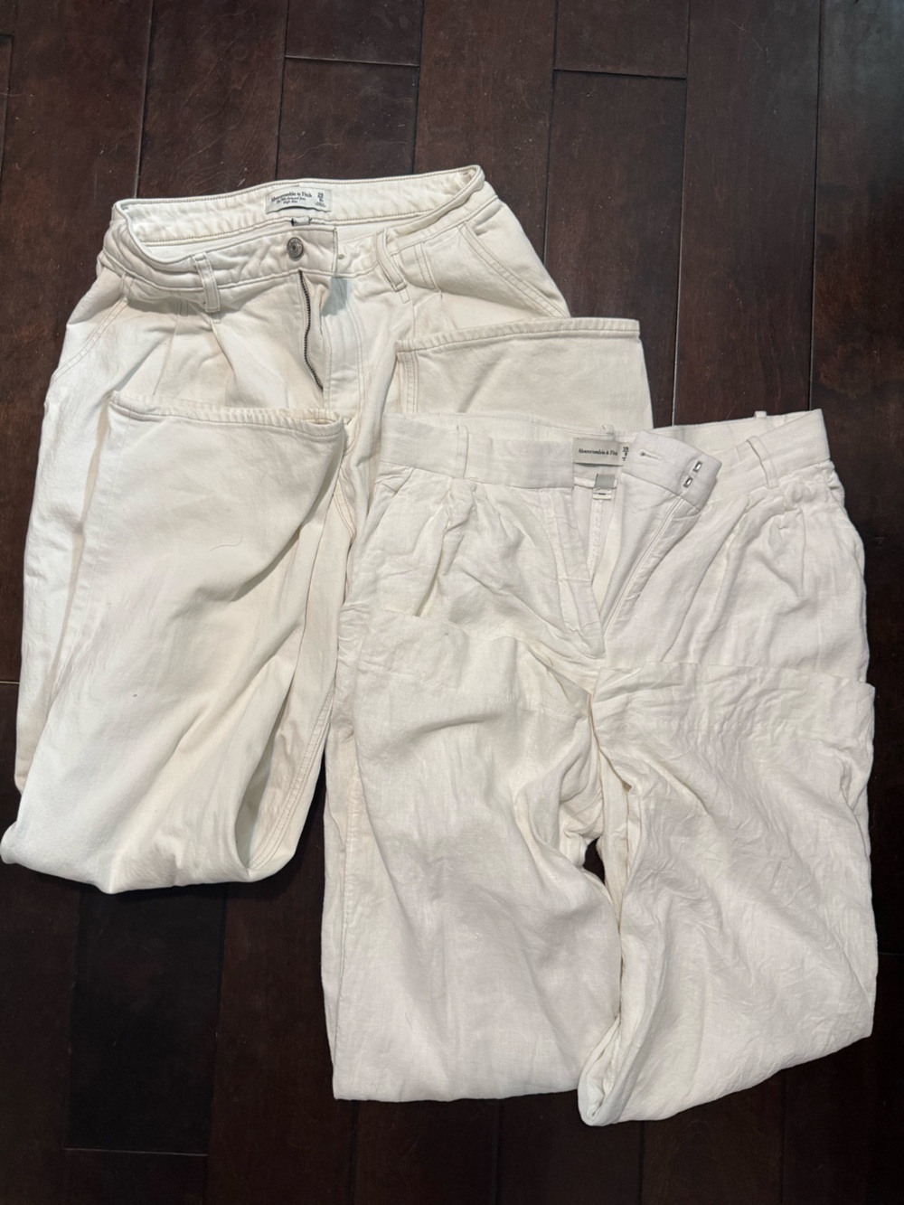 Abercrombie and Fitch White Pant Bundle
